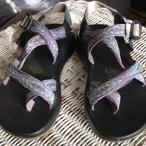 🚨B2G1 CHACOS Blue Purple Strapped Sandals